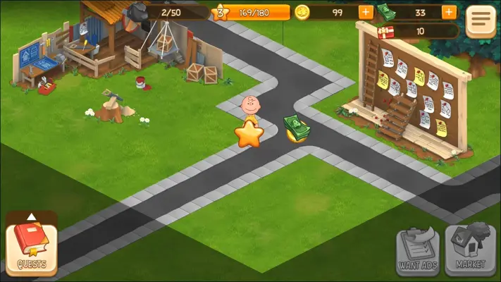 Snoopy's Town Tale android App screenshot 3