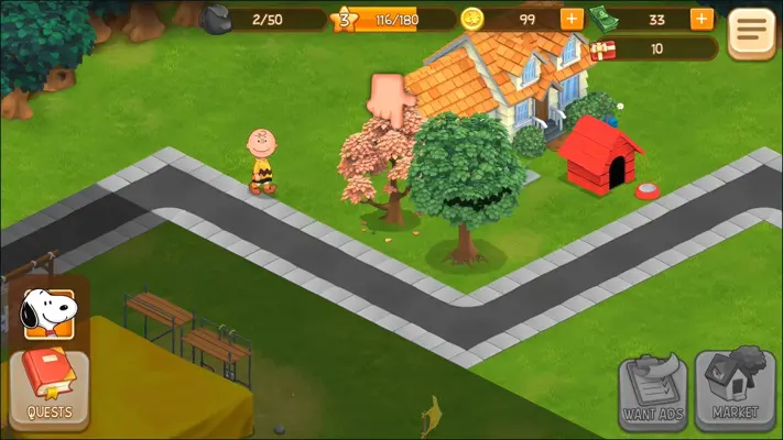 Snoopy's Town Tale android App screenshot 6